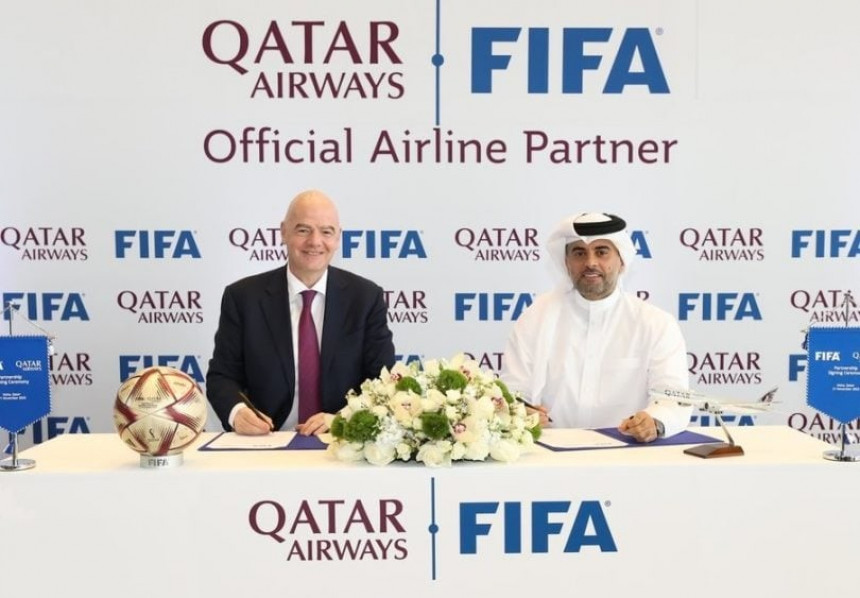 Qatar Airways mantendrá asociación con la FIFA hasta 2030